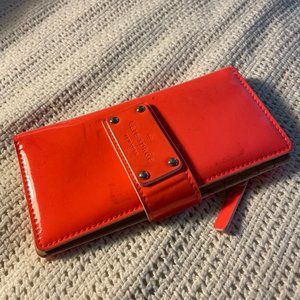 Coral bifold wallet